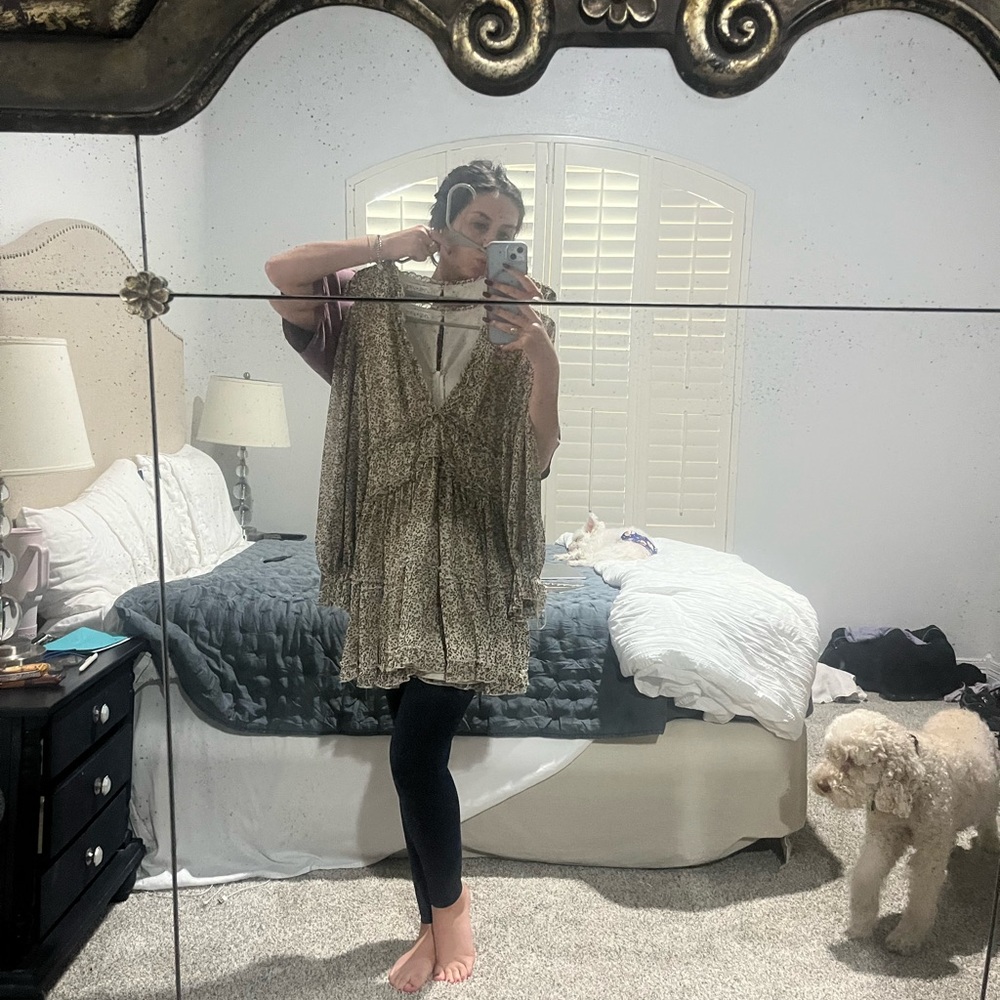 Stylish Animal Print Dress